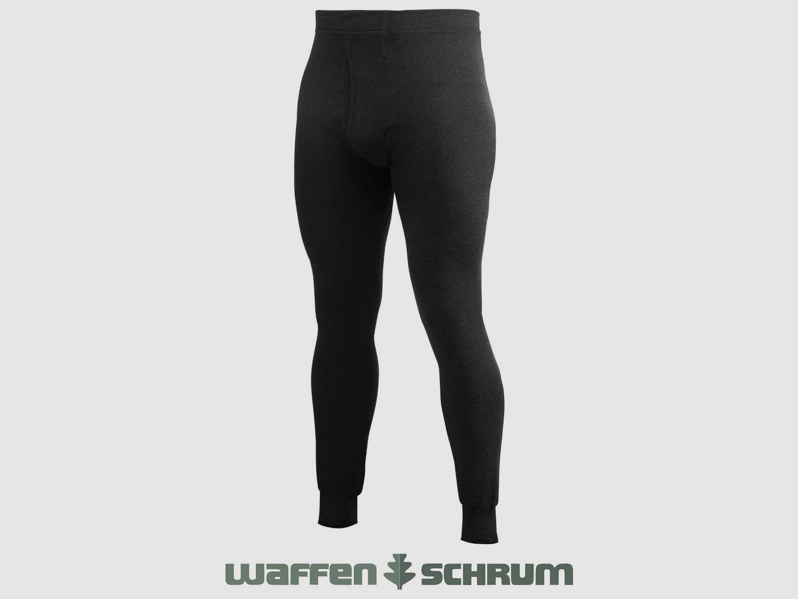 Woolpower Unterhose m. Eingriff - 400g Schwarz