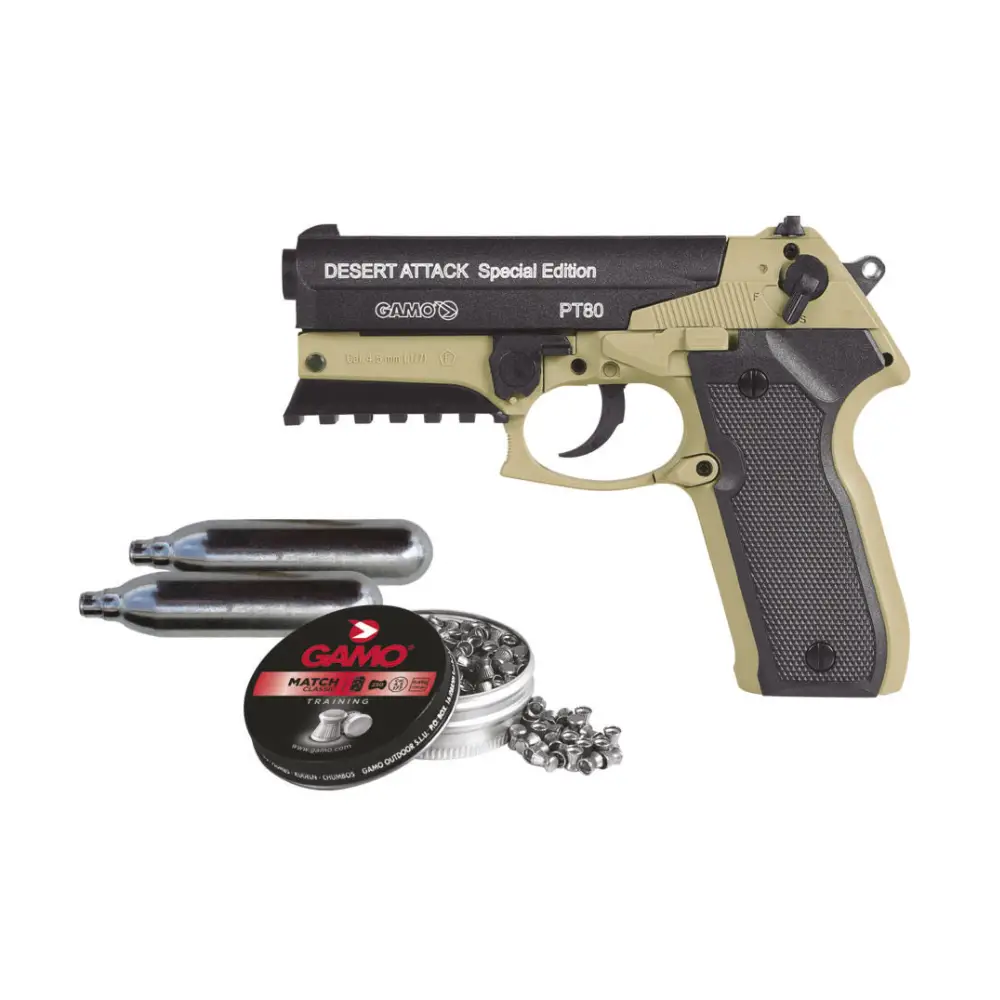 Pistole Gamo PT-80 Desert Attack SE (PACK)
