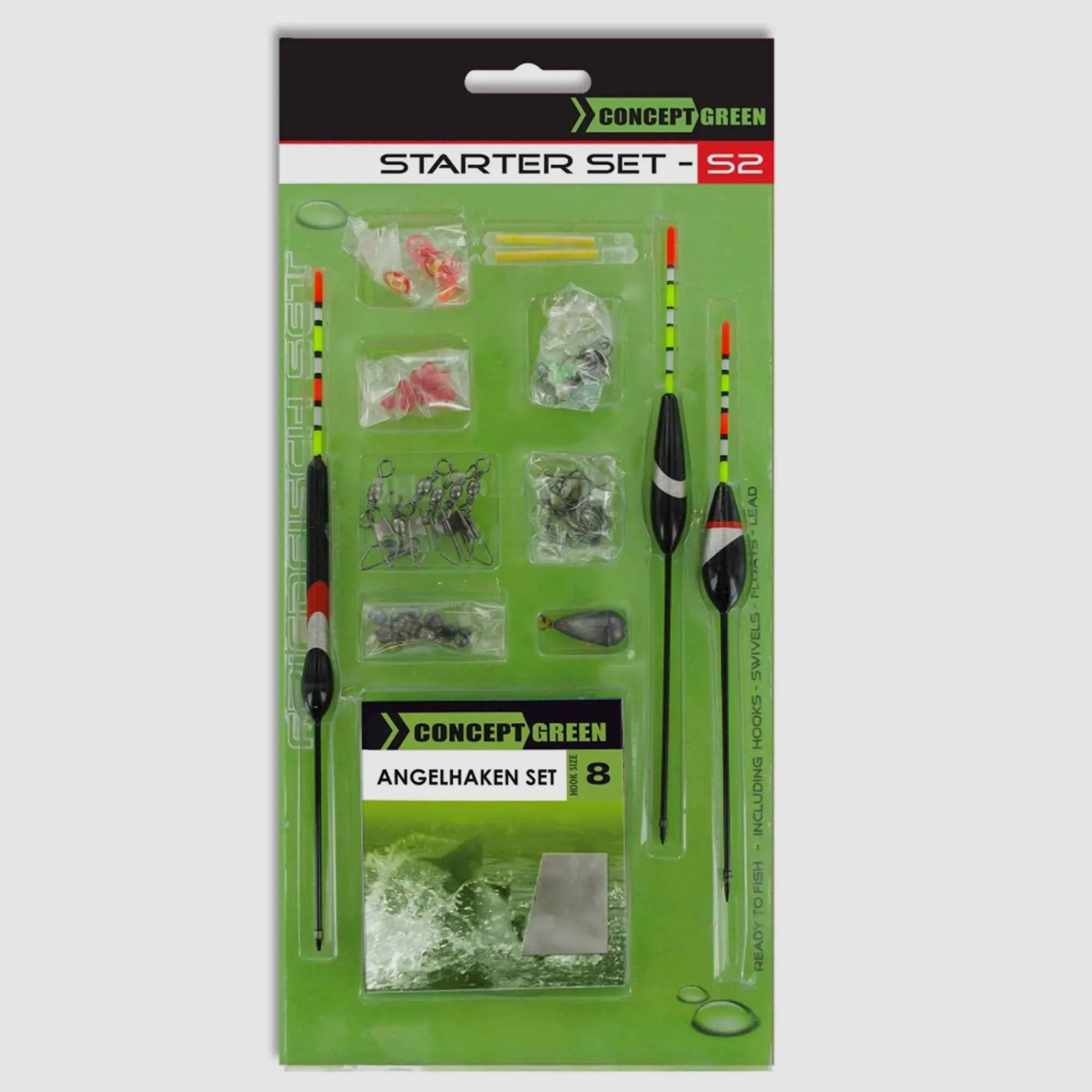 Jenzi Jenzi Friedfisch Set Green Concept Komplettmontage-Set
