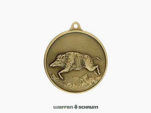Steinhauer&Lück Jagdmedaille Keiler 40 mm bronze