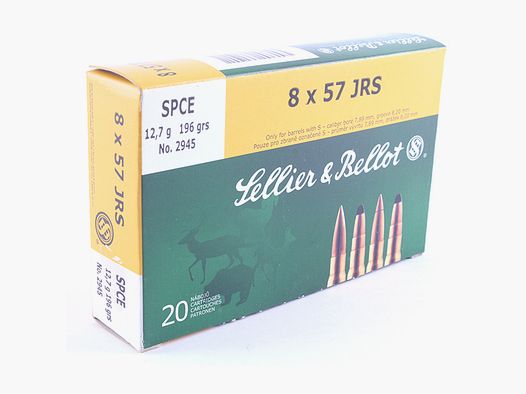 Sellier & Bellot 8×57 Jrs spce 196gr