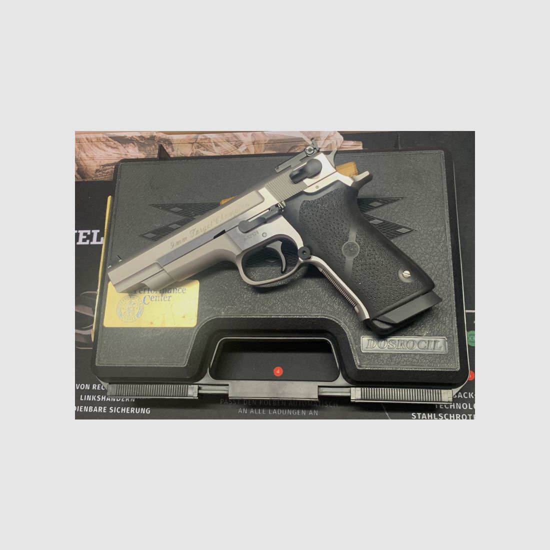 Smith&Wesson 9mm Target Champion stainless 5" 9x19