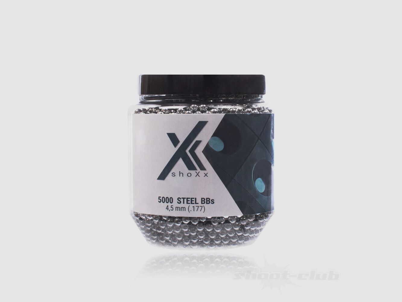 shoot-club GmbH ShoXx Stahlkugeln 4,5mm 0,34g - 5000 Stück