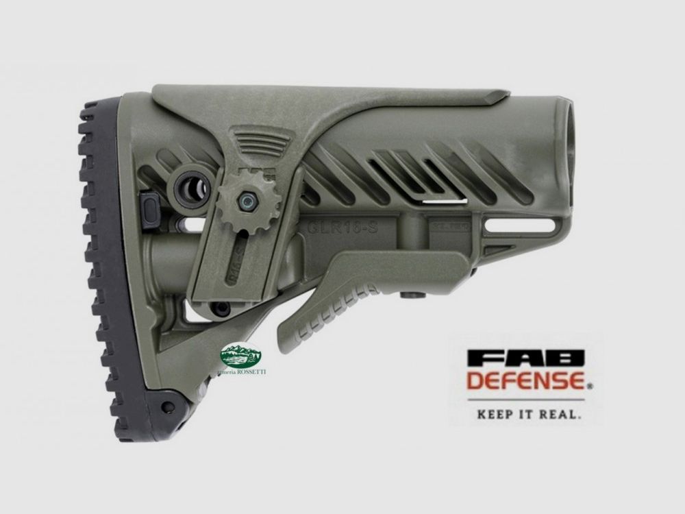 FAB DEFENSE Crosse Pliable M4/AR15 GLR16 verte