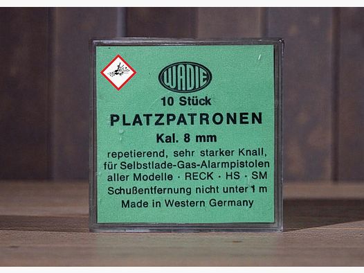 Wadie Platzpatronen Kal. 8 mm