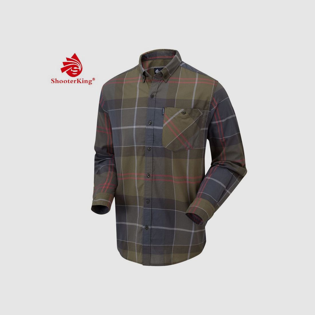 Shooterking Herren Hemd Huntflex kariert