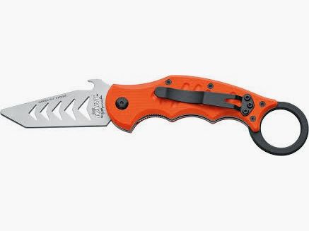 COUTEAU FOX MILITARY KARAMBIT TRAINING THE DART ORANGE