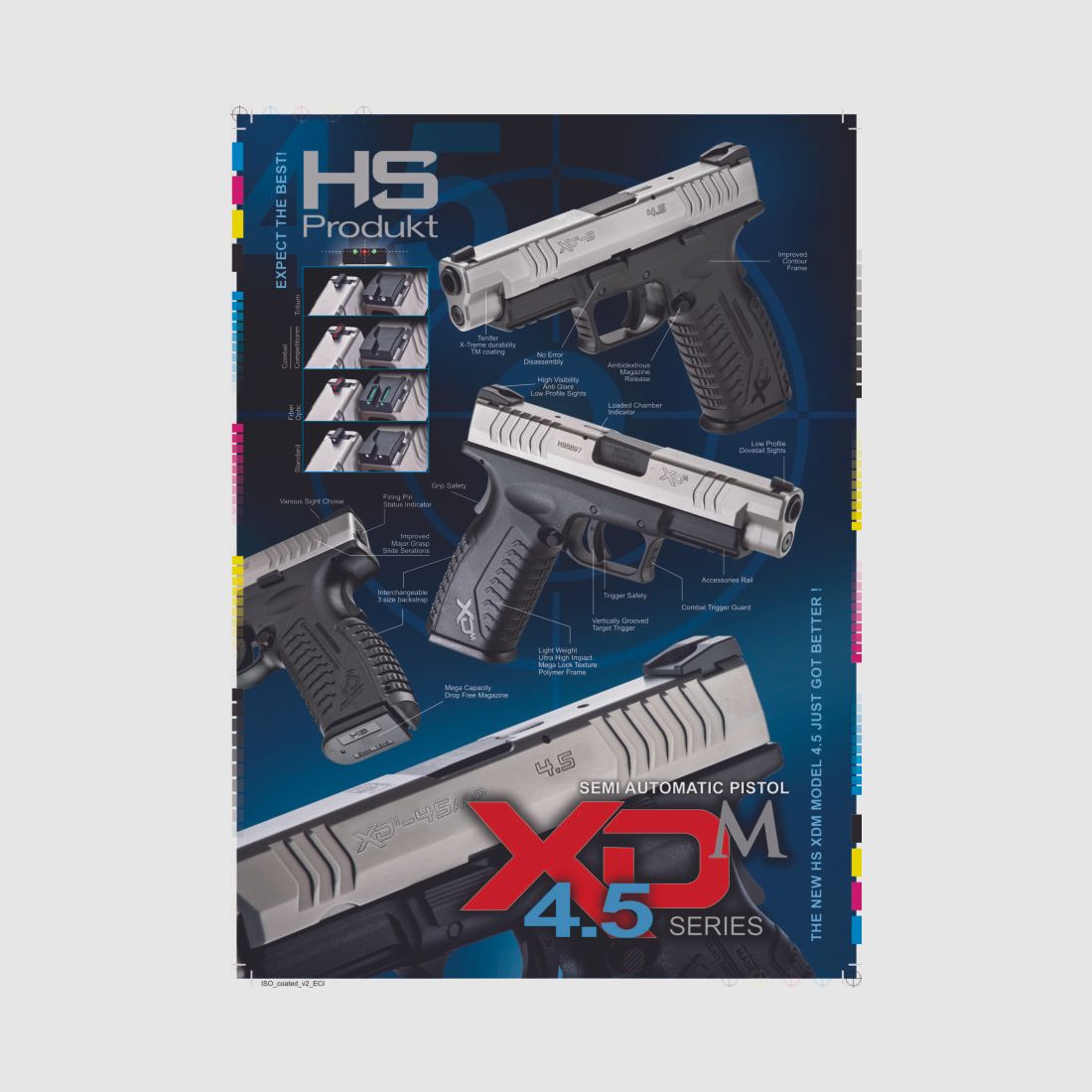 HS Produkt XDM-45ACP 4.5 cal .45ACP