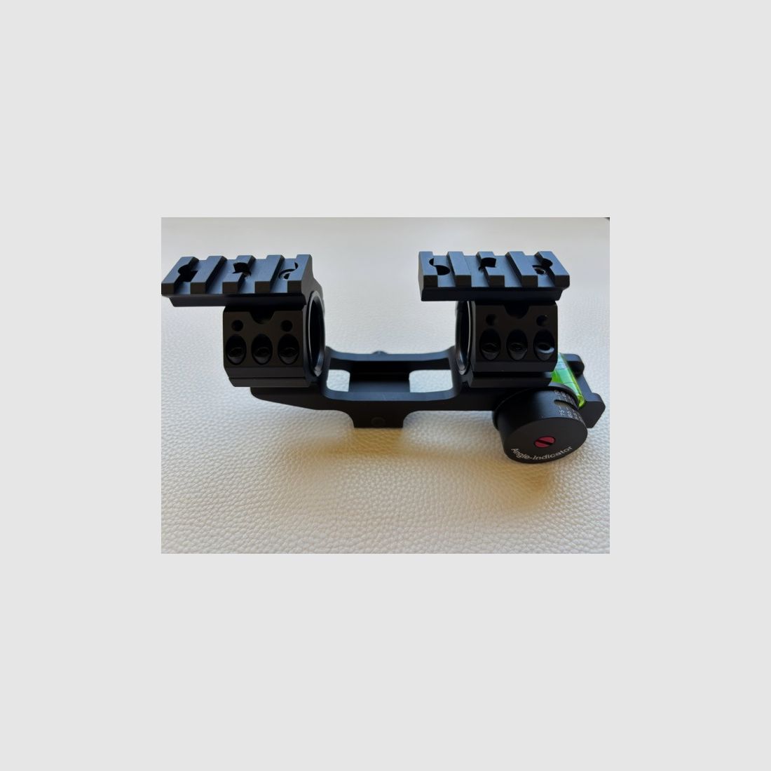 Tijdwise Blockmontage met libelle & hellingsmeter (30mm / 25,4mm) – NIEUW - Topprijs zonder OVP