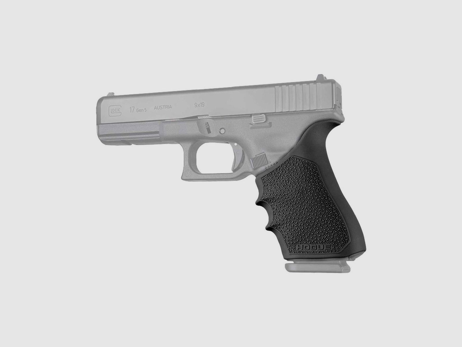 HOGUE HandAll Beavertail Griff Glock 17, G17 MOS, G17L, G22, G35, G35 MOS, G34, G34 MOS, G31, G37 Gen 3-4