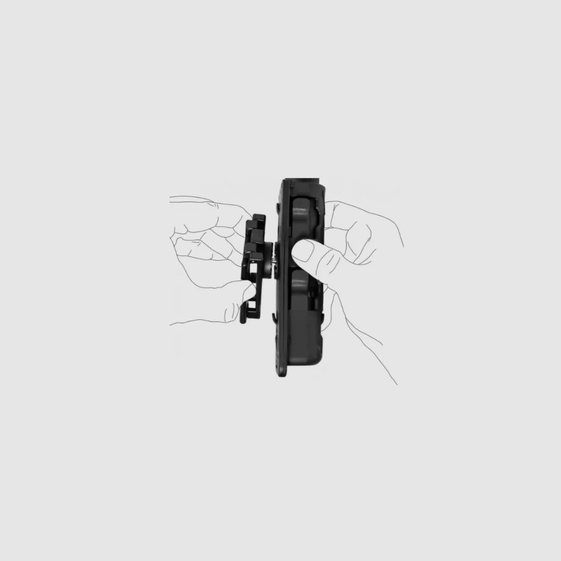Gevormde wapenstokhouder voor 21″ uitschuifbare wapenstokken Vega Holster, afbeelding 2 van 4