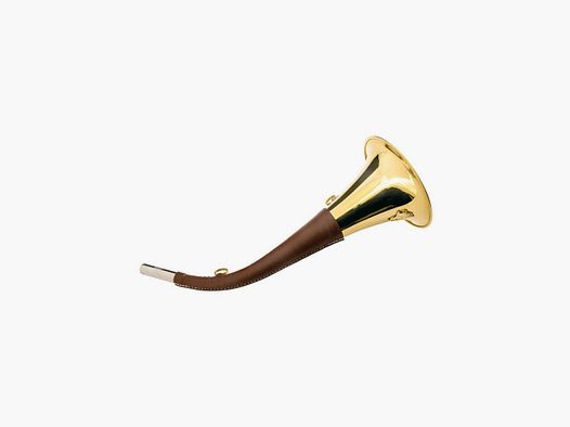 Jagdhorn mit Überzug 40cm Januel
