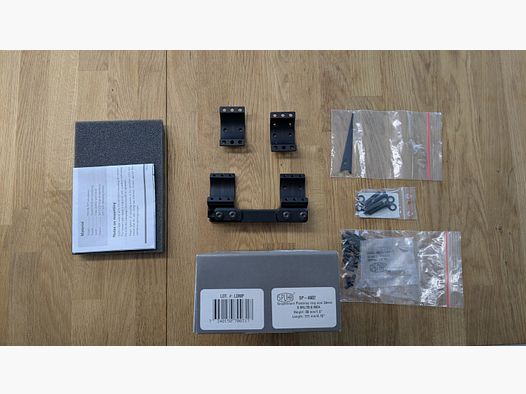 Montage de lunette Spuhr SP-4602 Ø34 H38mm Picatinny