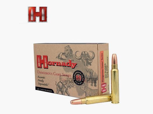 20 Munitions HORNADY Dgs 375 Ruger 300 Grains Spf