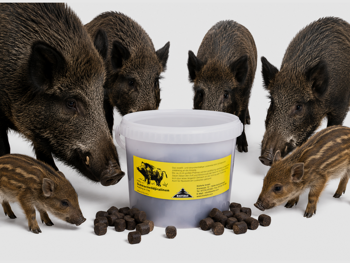 Wild boar pralines 3 kg bucket, image 1 of 3