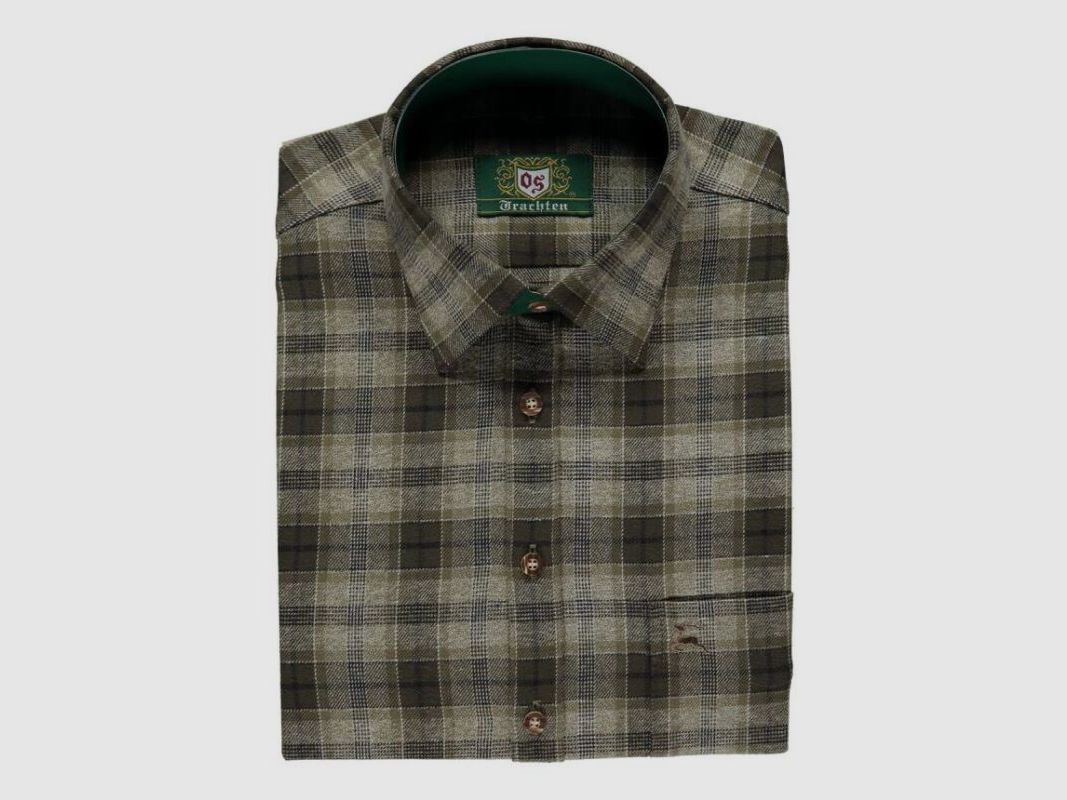 OS Trachten Herren Hemd 1/1-Arm Collin