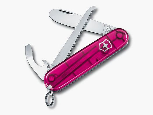 Victorinox Mon Premier Ensemble couteau pliant rose transparent