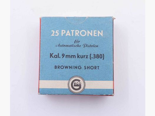 Geco - Fürth Pistolenmunition 9mmkurz/.380ACP/9x17