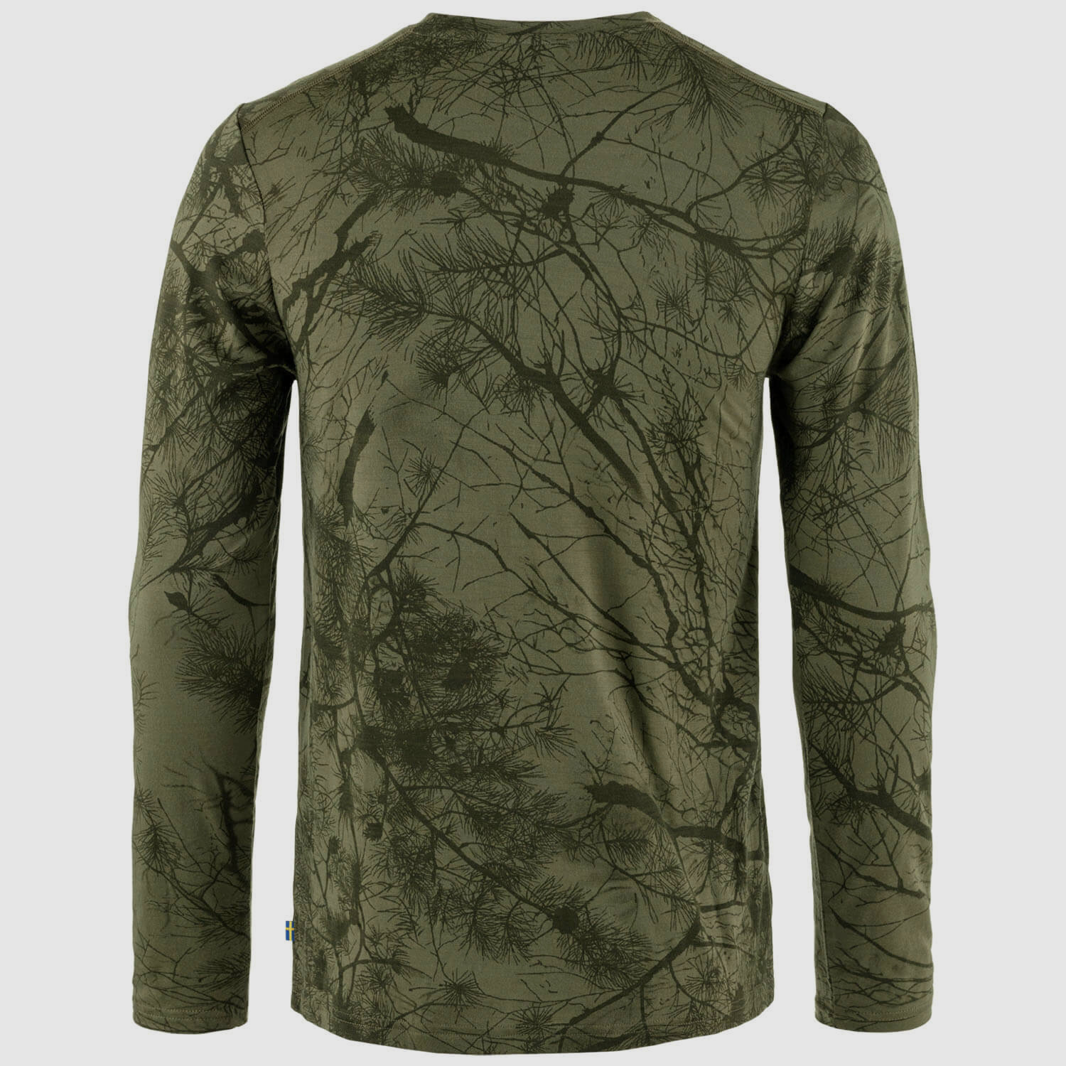 Fjällräven Langarmshirt Värmland Wool (Green Camo)