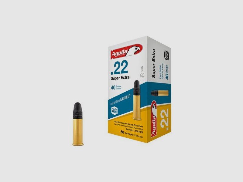 Munitions Aguila .22LR 40gr SV SP