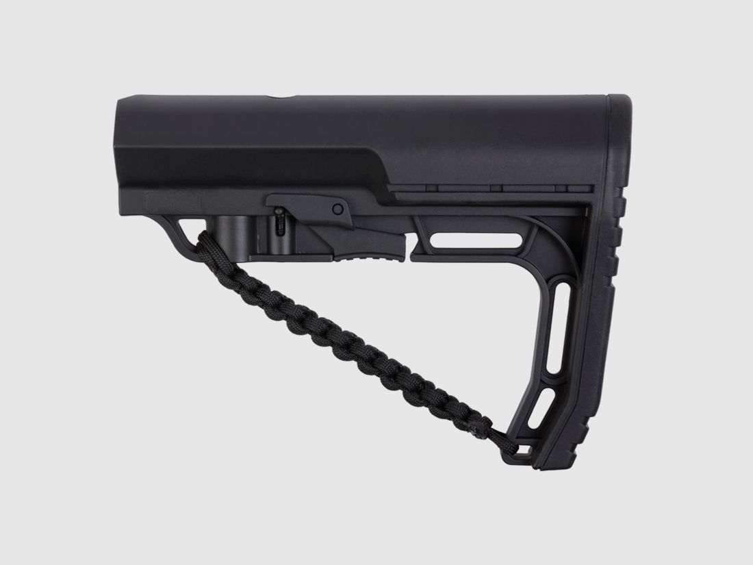 AR-Stock (Battlelink-Imitat, Saigo Defense), mit Paracord (BK)