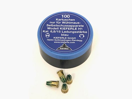 Special cartridges kal. 6,8/15 alleen voor H1