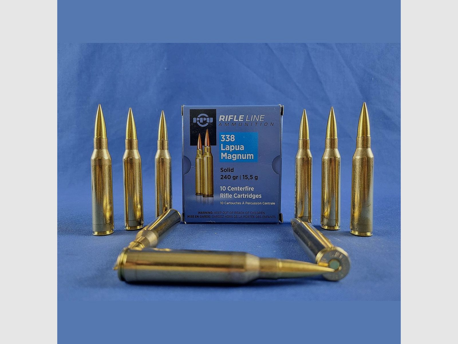 PPU .338 Lapua Magnum Solid 240grs/15,5g