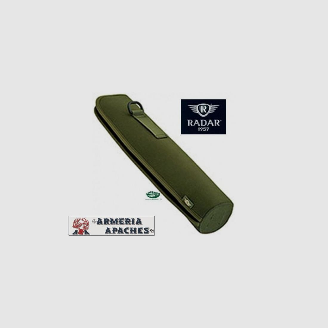RADAR FODERO CANNOCCHIALE IN NYLON RINFORZATO E FODERATO CM 41 X 12,5, immagine 1 di 2