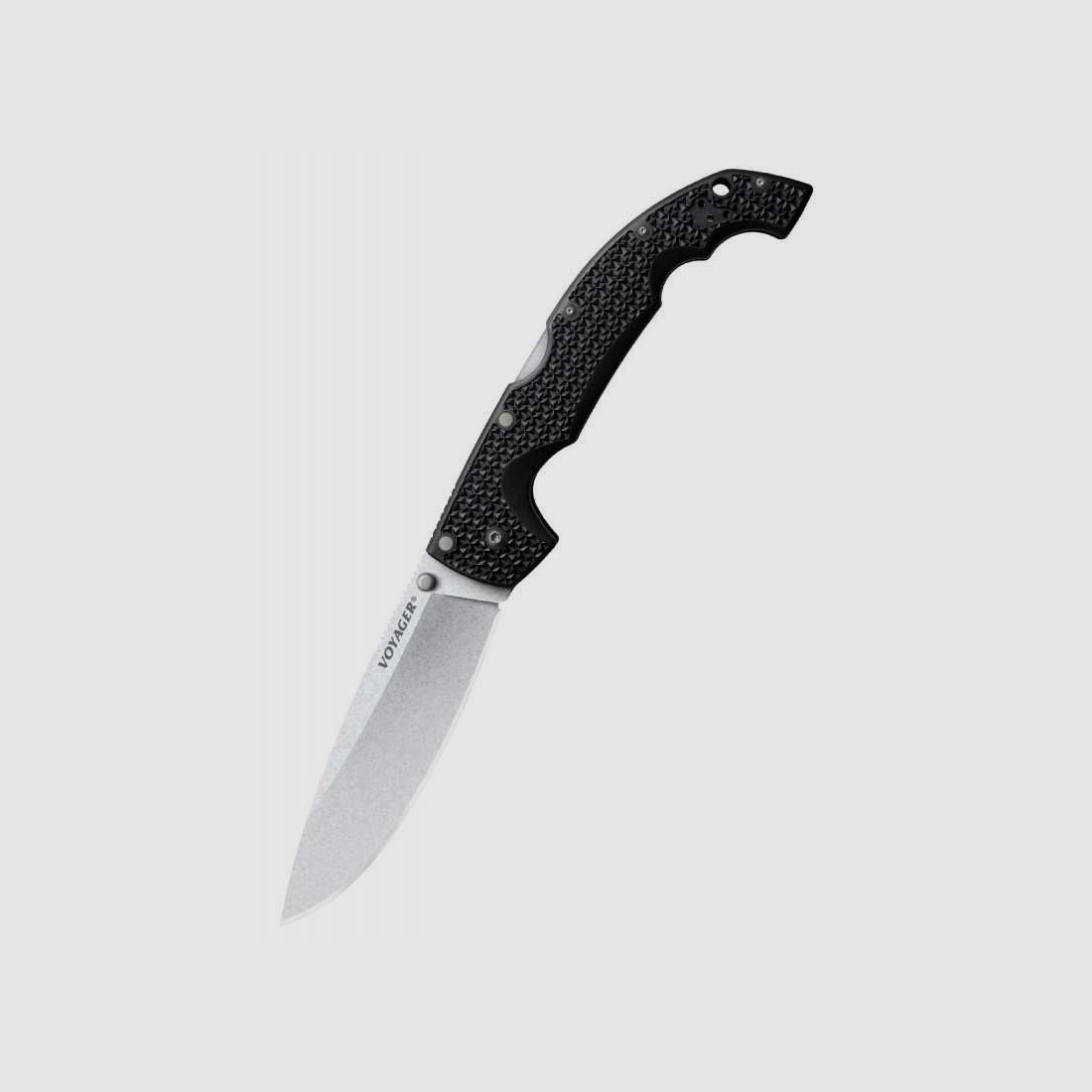 Cold Steel Voyager Drop Point XL Taschenmesser, Glatte Schneide, AUS 10A