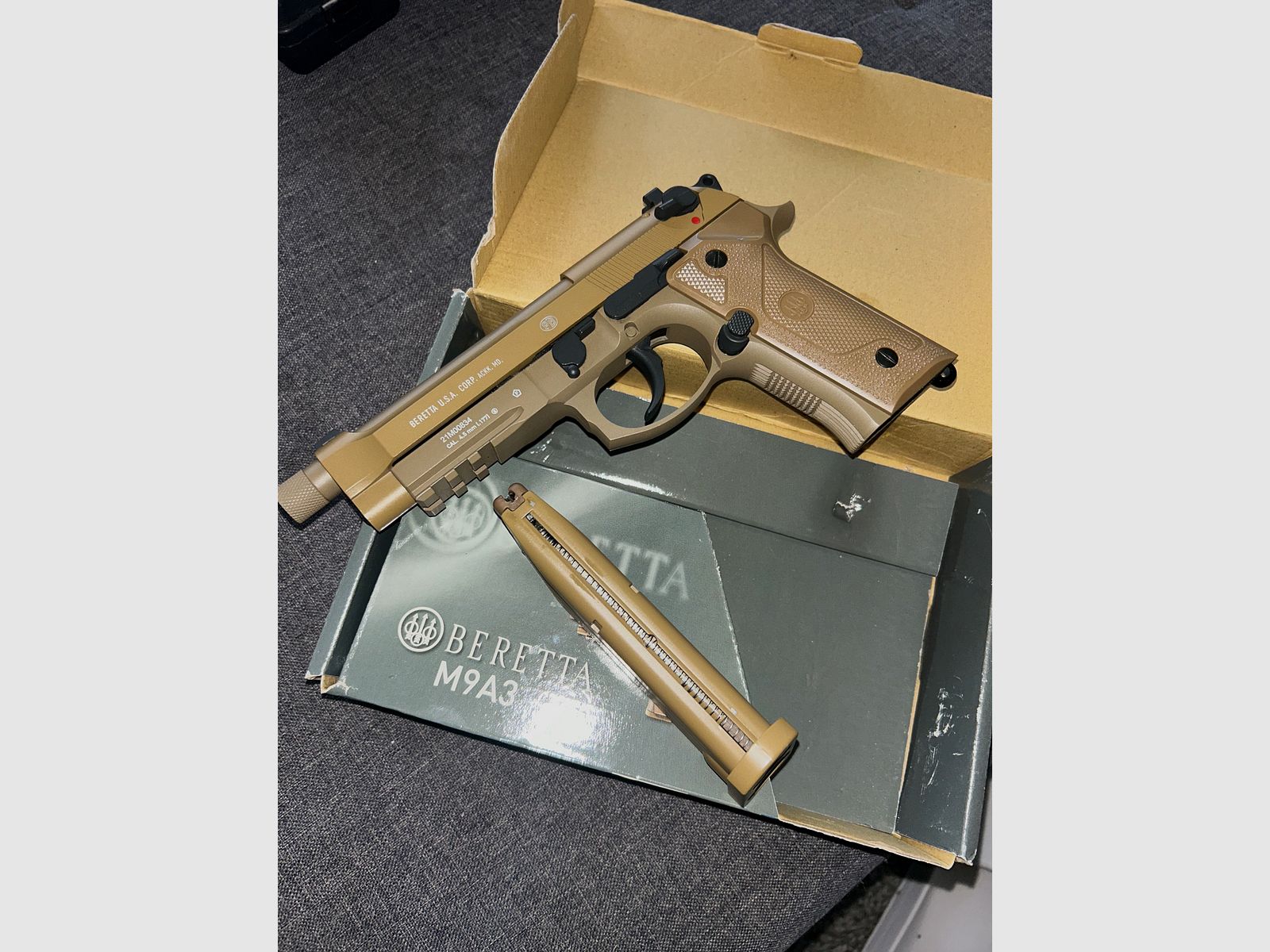Beretta M9A3 / CO2 Blowback / 4,5mm Stahl BB
