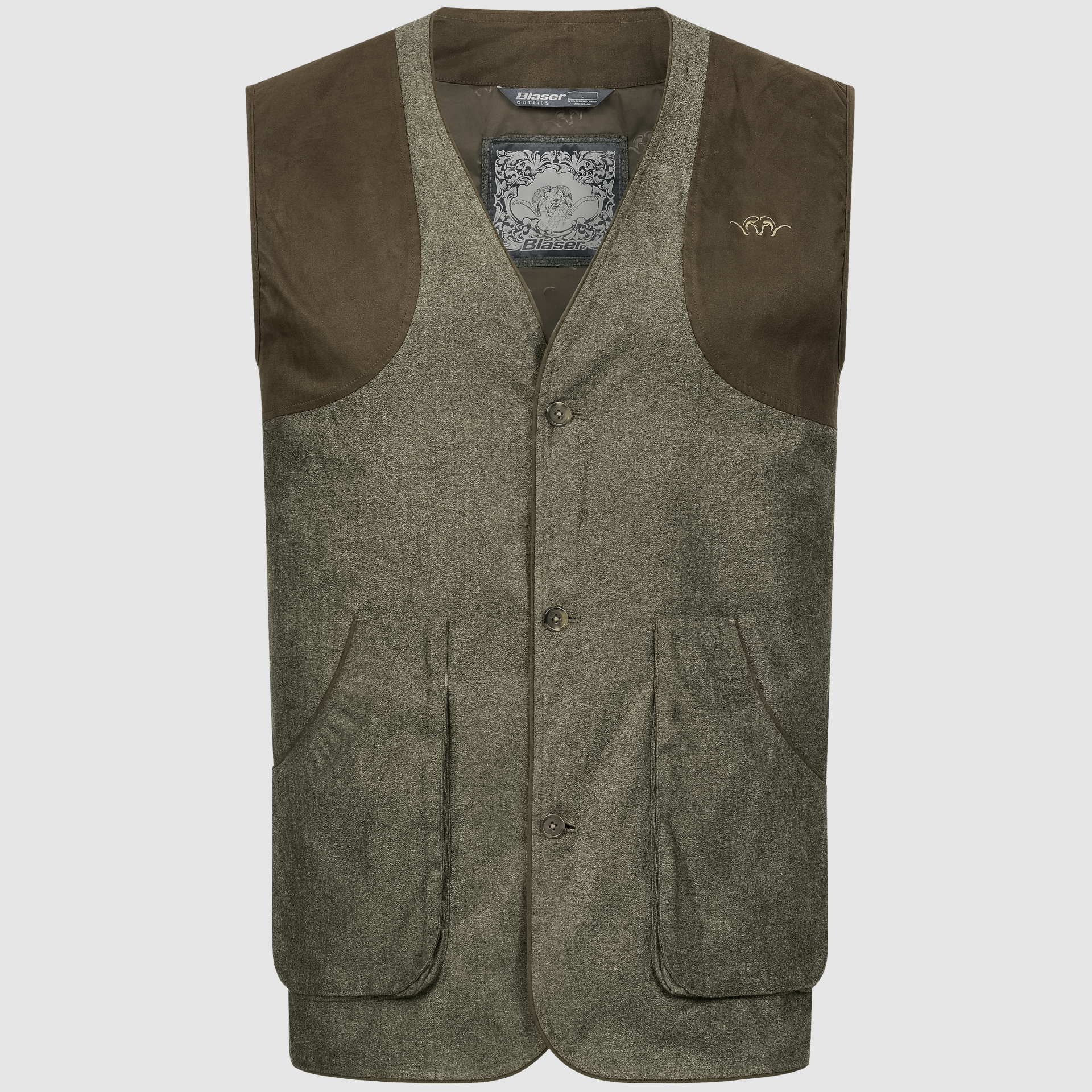 Chaleco BLASER Vintage Wing 2XL / Verde, imagen 1 de 8