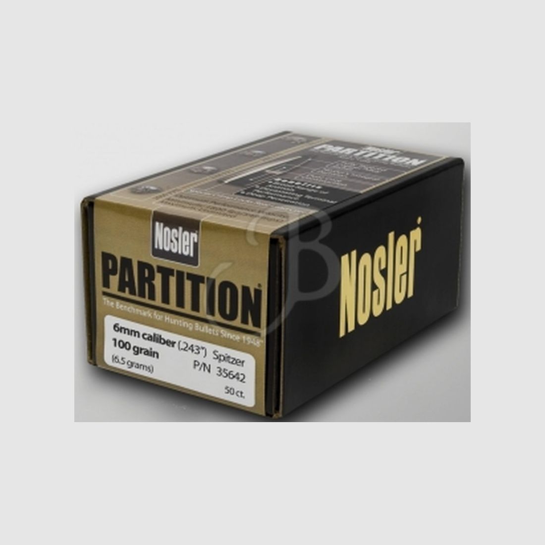 NOSLER PARTITION GESCHOSSE C 6MM GR 100, Bild 1 von 2