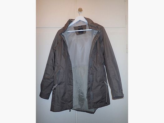 North Face Hyvent Winbreaker mit Kapuze, braun, Damen, Gr. XS, Neuwertig!