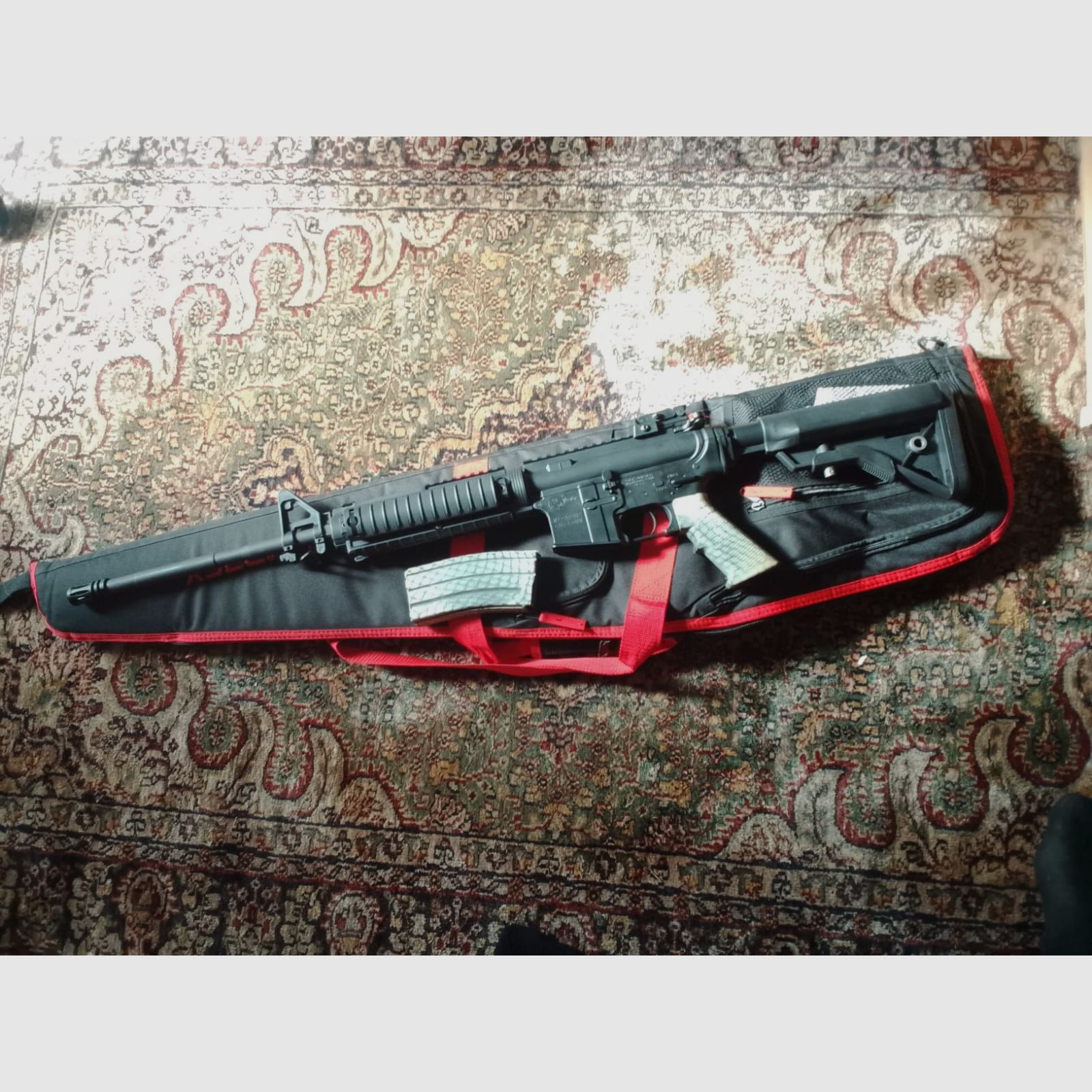 M4 Carbine Kipplauf 4,5mm + Tasche