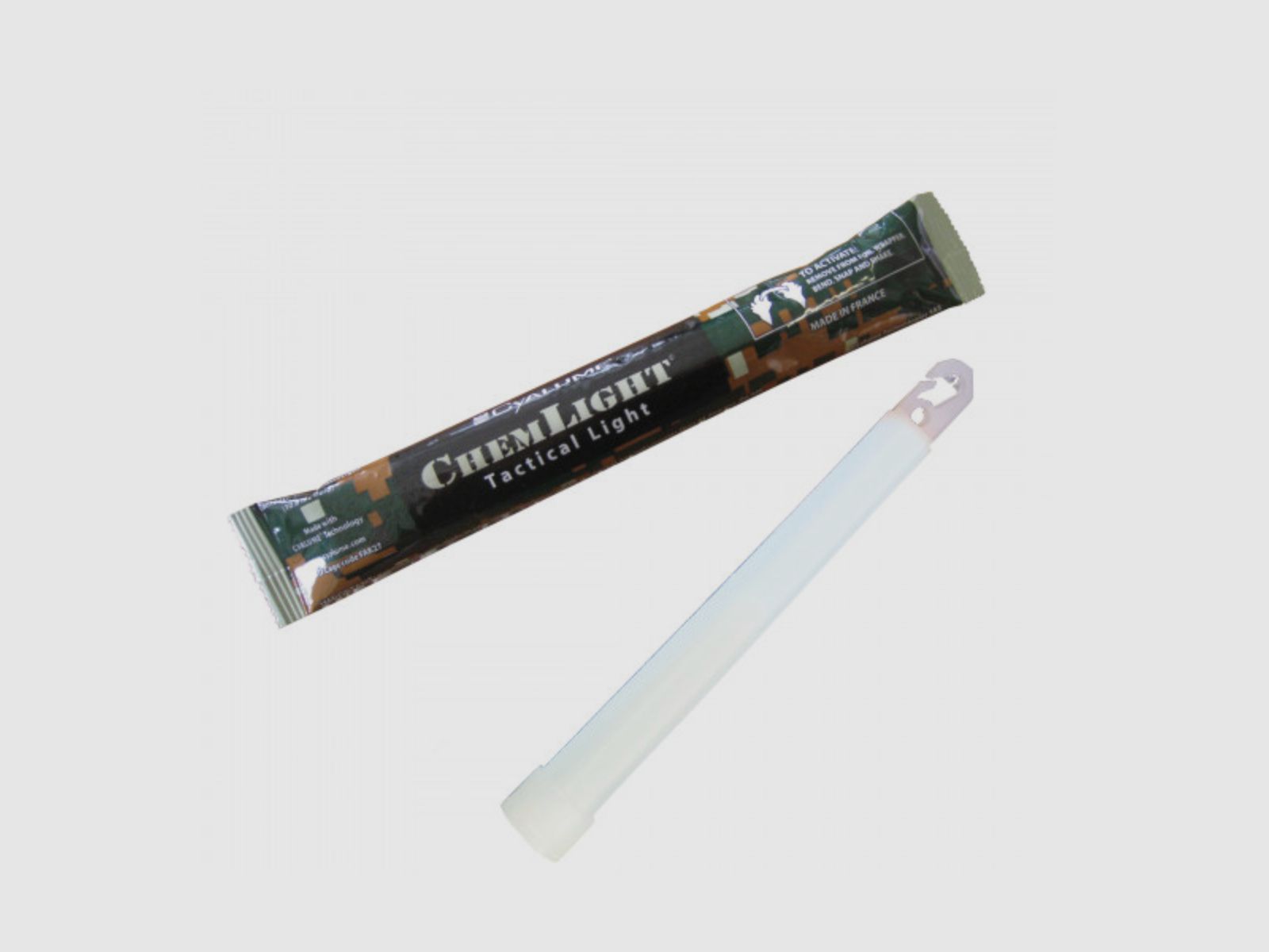 ChemLight 6inch 15cm lichtstaaf wit, afbeelding 1 van 2
