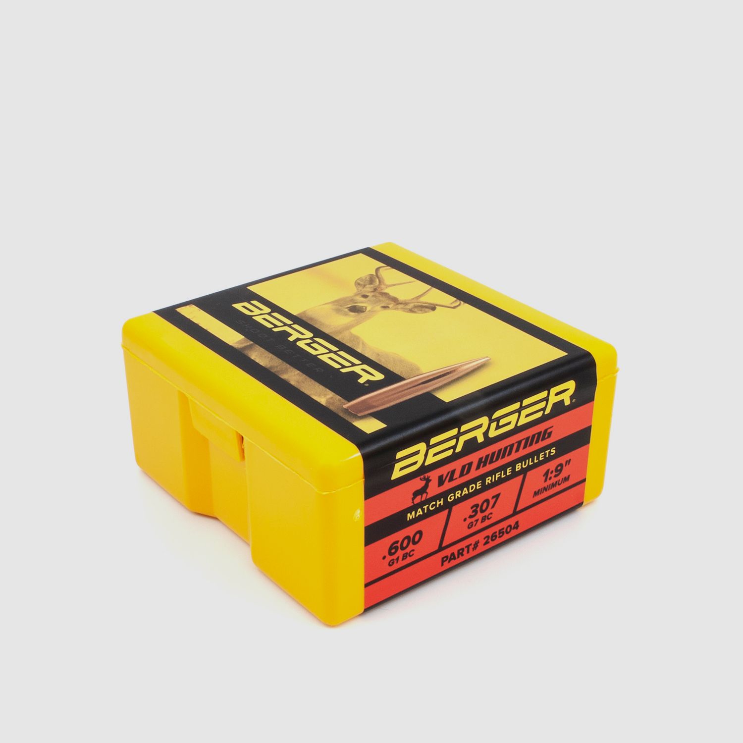 Proiettile Berger 6,5mm/.264 VLD Caccia 140GR 100 Pezzi