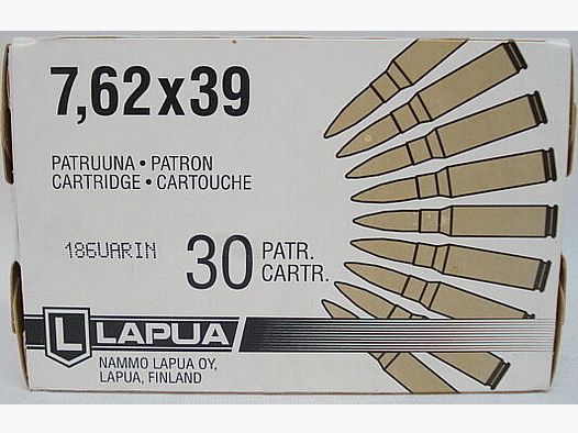 Lapua Lapua 7.62x39 VM 8.0g/123gr (a30)