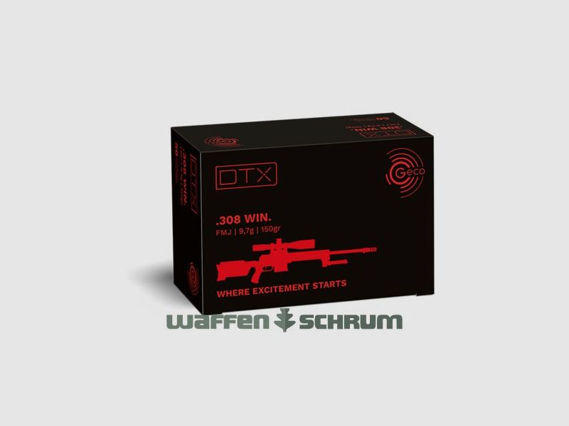Geco .308WIN. DTX bleifrei 7,0g - 108gr  50er Pck.