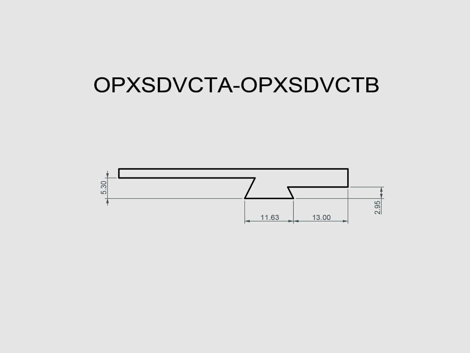 Red Dot Dovetail-grondplaat (Type A) voor STI 2011 DVC Tactical en Nighthawk – TONI SYSTEM / Red dot dovetail basisplaat (type A) voor STI 2011 DVC Tactical en Nighthawk - TONI SYSTEM * ITEM CODE OPXSDVCTA, afbeelding 5 van 5