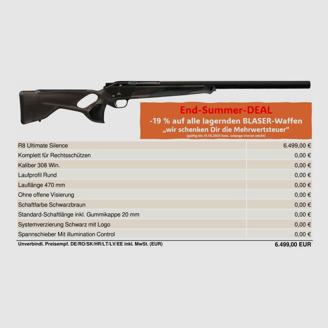 Blaser R8 Ultimate Silence .308Win