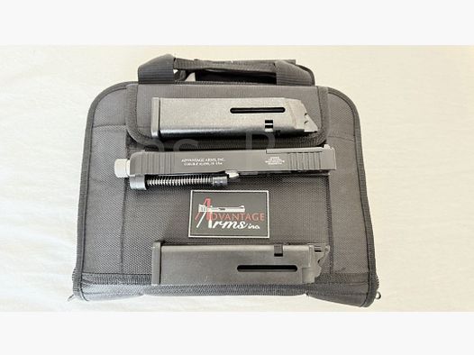 Advantage Arms Wechselsystem .22lr Glock 17/22 Gen 4/ Gen 5 mit Gewinde und 4 Magazinen