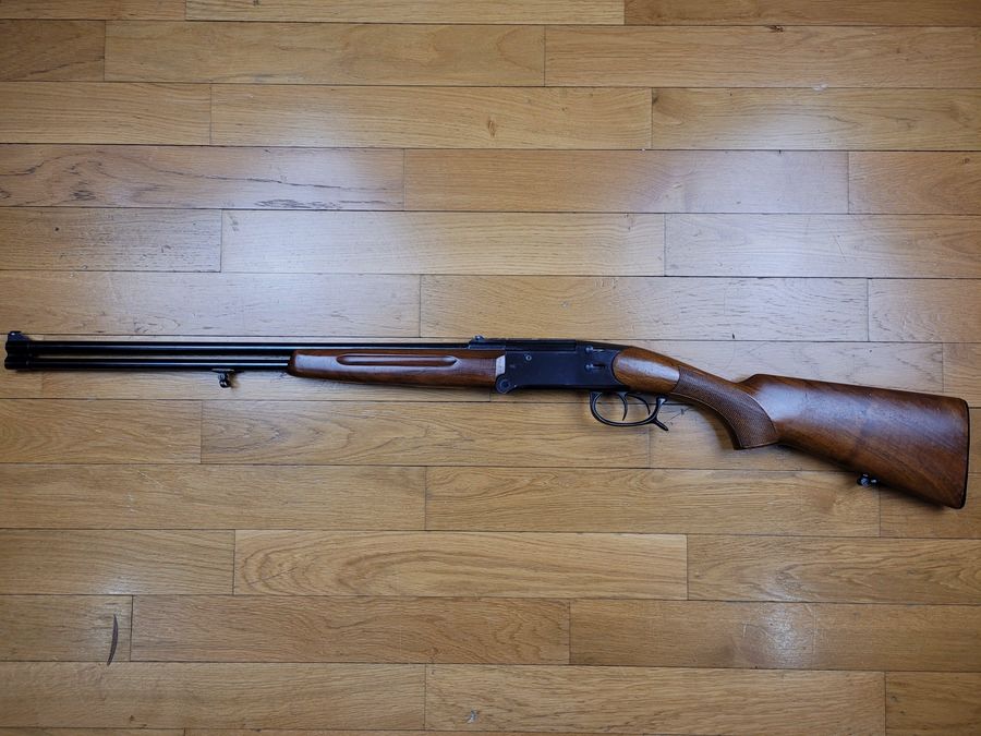 Bellissimo e raro fucile combinato SIDNA – calibro 410 e 22LR – pieghevole – St Étienne, immagine 1 di 11