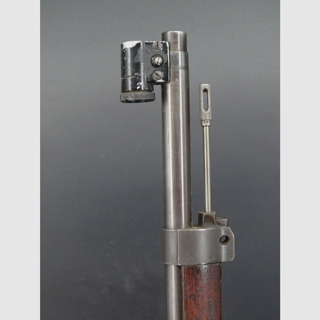 Carl Gustafs Stad Zweedse Mauser M96 kaliber 6,5x55 BJ 1917 met diopter M96 met originele diopter