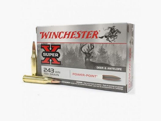Winchester 243 w Power Point 100 Gr