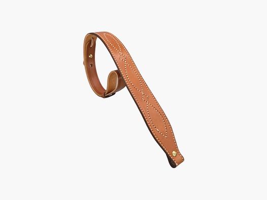 Sangle de fusil sans attache en cuir marron Lazy Stitch