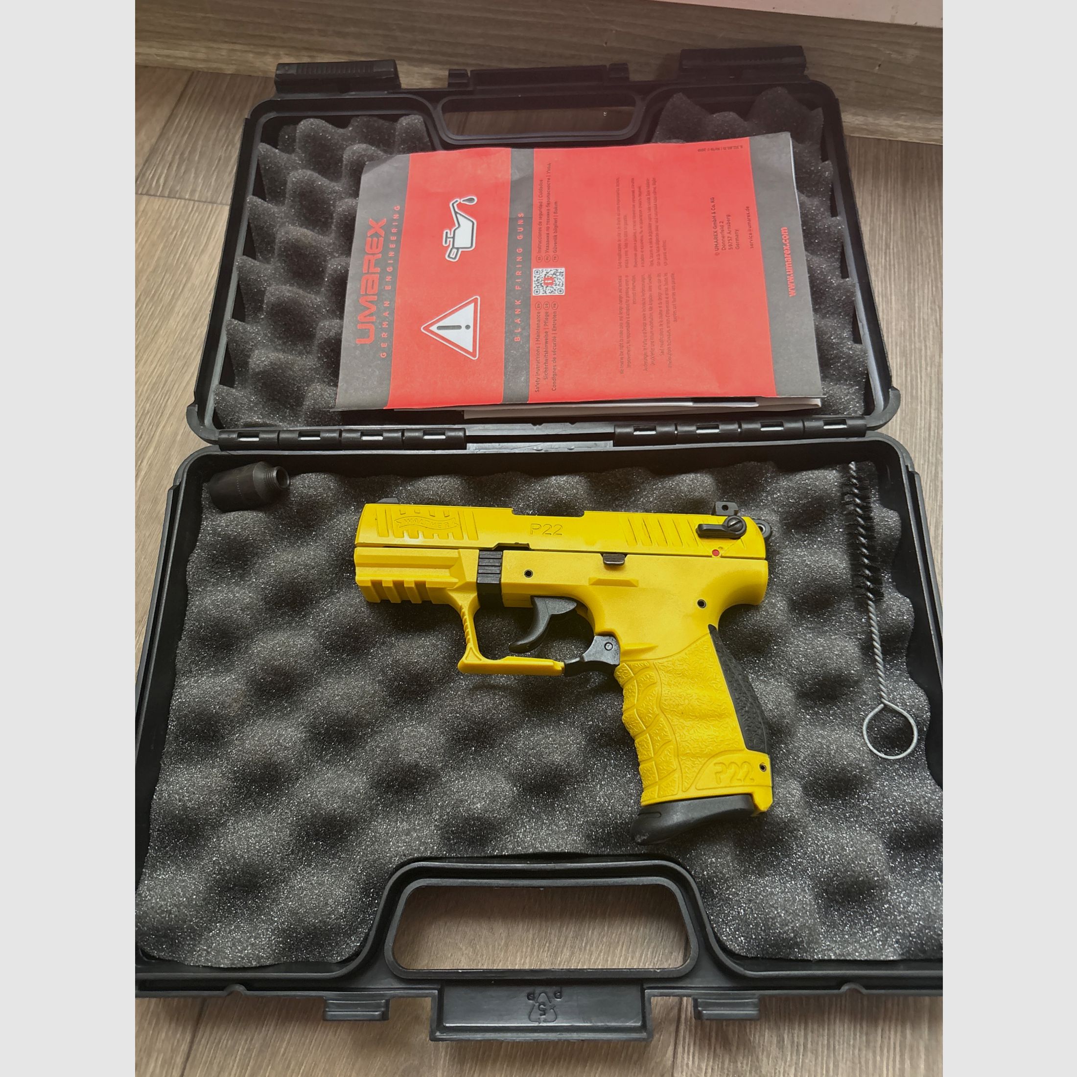 Walther P22Q Tweety – 9 mm P.A.K., afbeelding 1 van 3