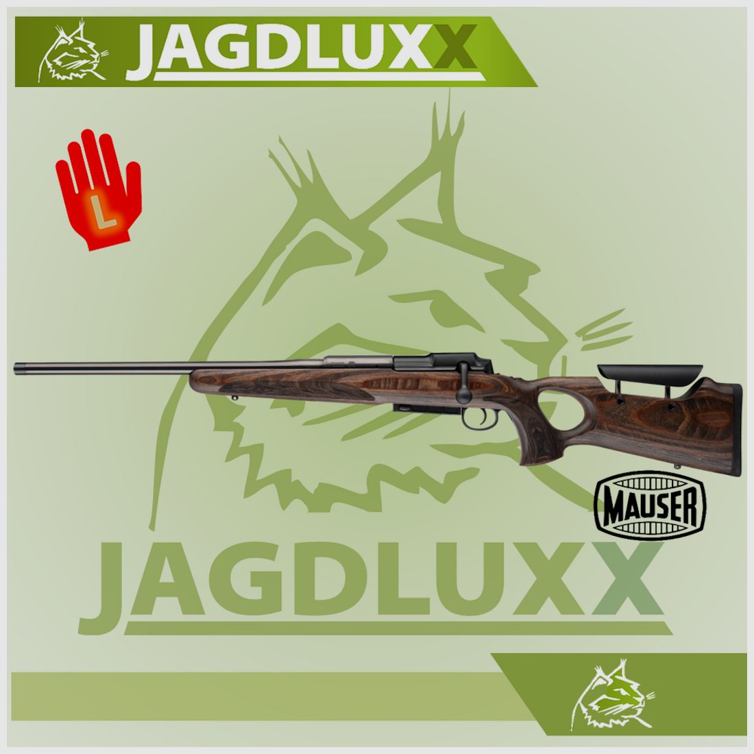 Mauser 25 Max répétiteur à tir direct comme arme pour gauchers