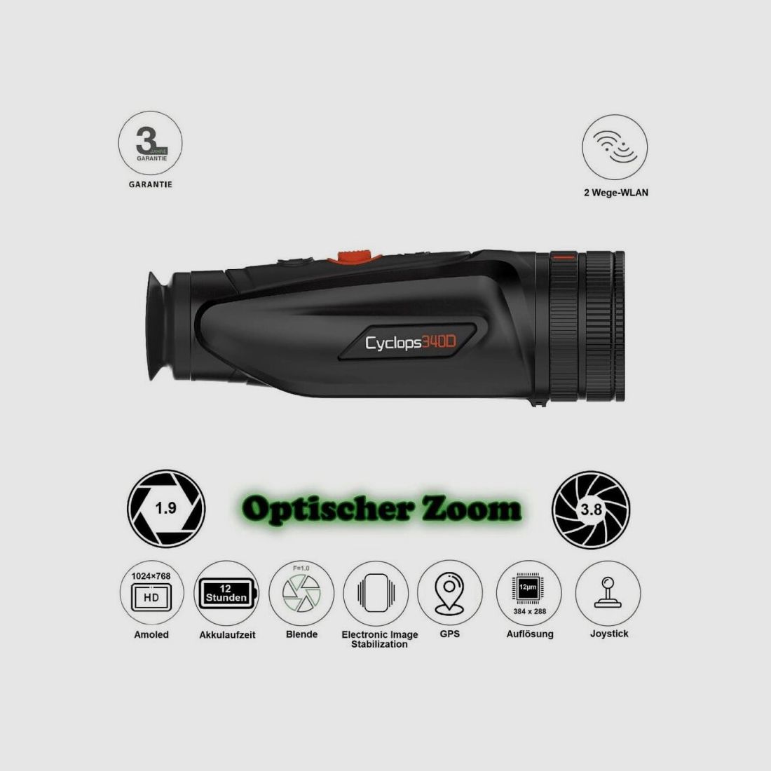 ThermTec Wärmebildgerät Cyclops 340D