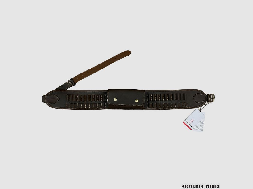 MAREMMANO – Cartuchera para carabina de varios calibres en cuero