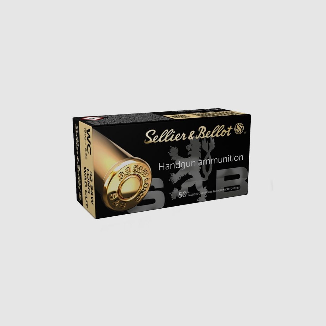 .32 S&W Long Sellier & Bellot Wadcutter 100grs. / 6.5g, Bild 1 von 2